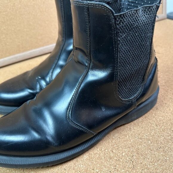Dr Martens Flora Chelsea Boot in Smooth Black Leather Size Womens 9 - Picture 5 of 8